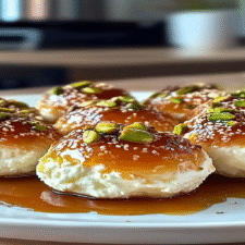 Creamy Ricotta Pistachio Honey Bites