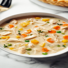 Healthy Chicken Pot Pie Soup