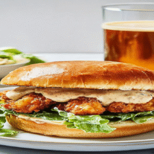 Crispy Chicken Caesar Sandwich