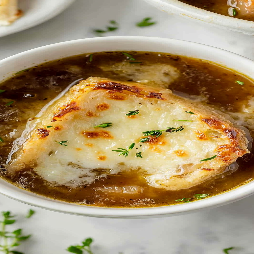 Recipe preparation for Slow Cooker French Onion Soup