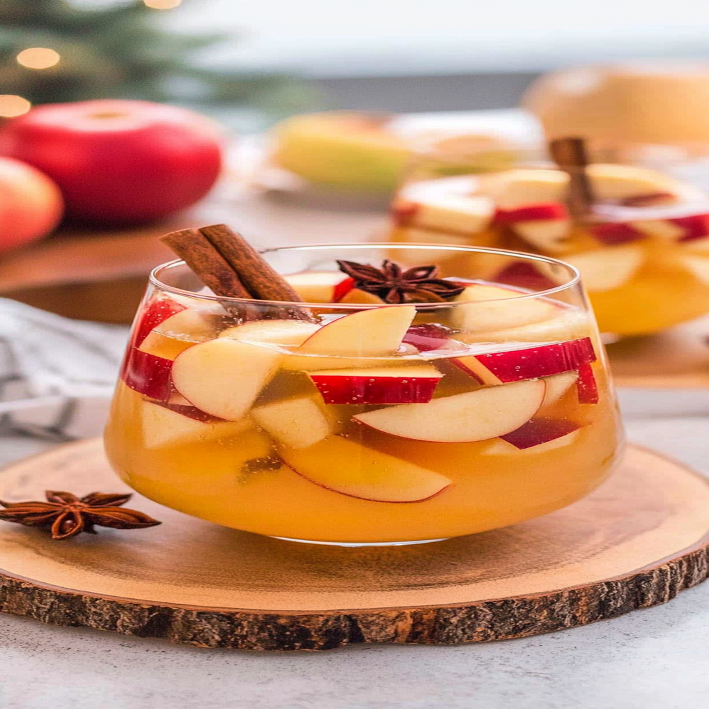 Recipe preparation for Mulled Apple Cider Sangria You’ll Adore