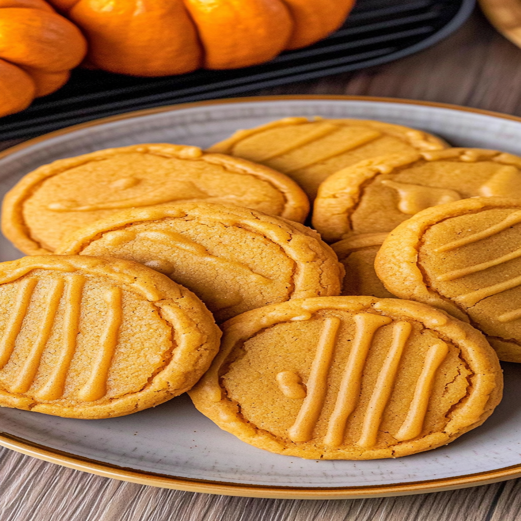 Recipe preparation for Pumpkin Sugar Cookies