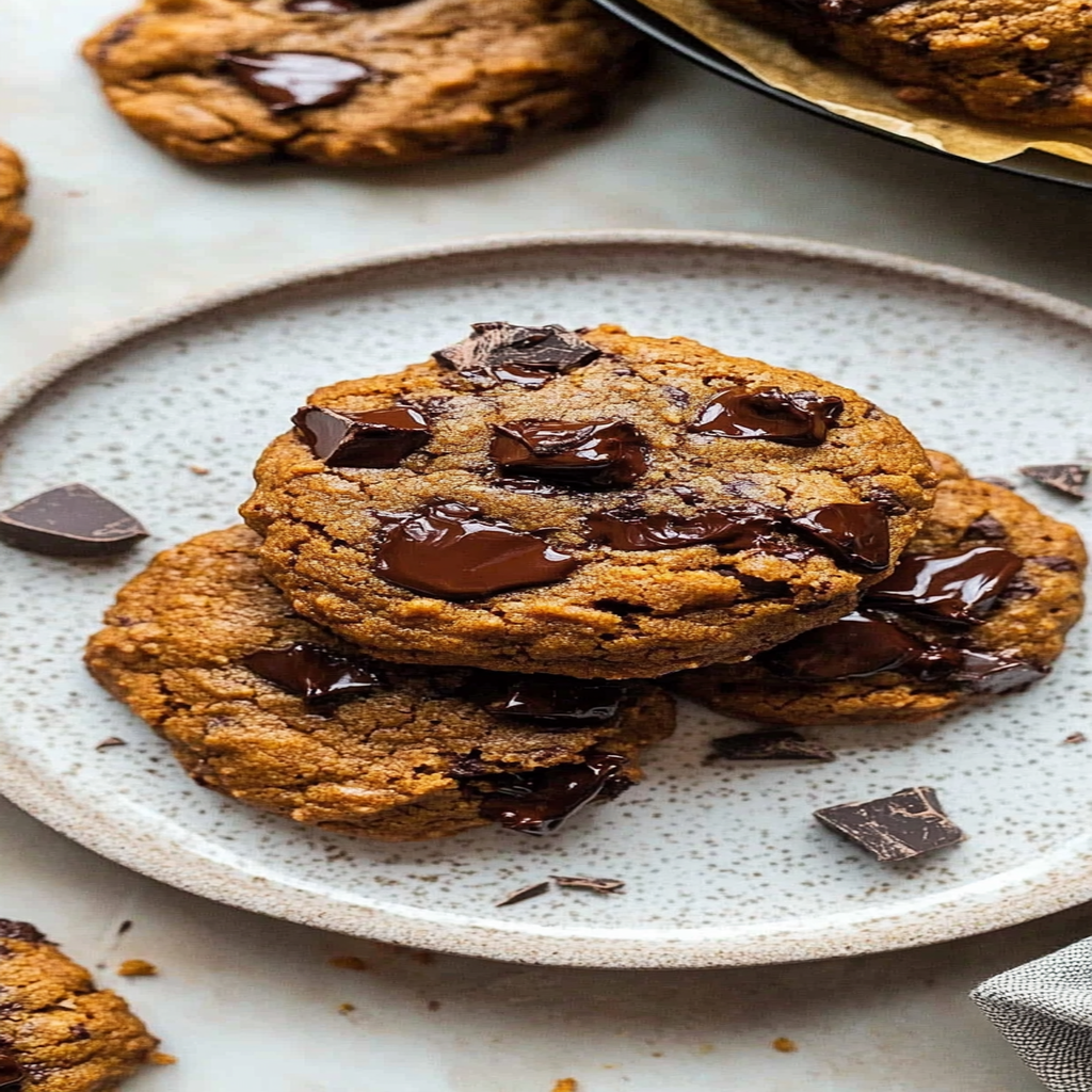Recipe preparation for Double Chocolate Pumpkin Swirl Cookies