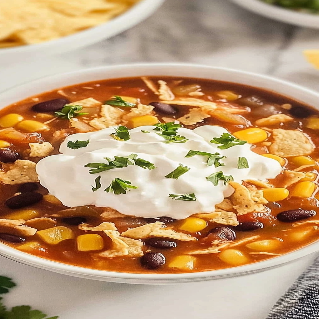 Recipe preparation for 7 Can Taco Soup