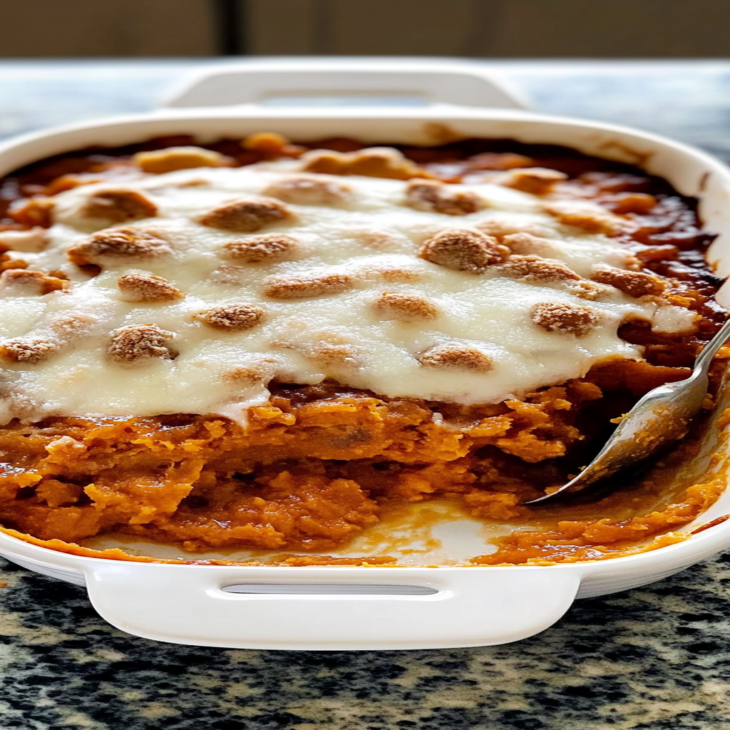 Recipe preparation for Instant Pot Sweet Potato Casserole
