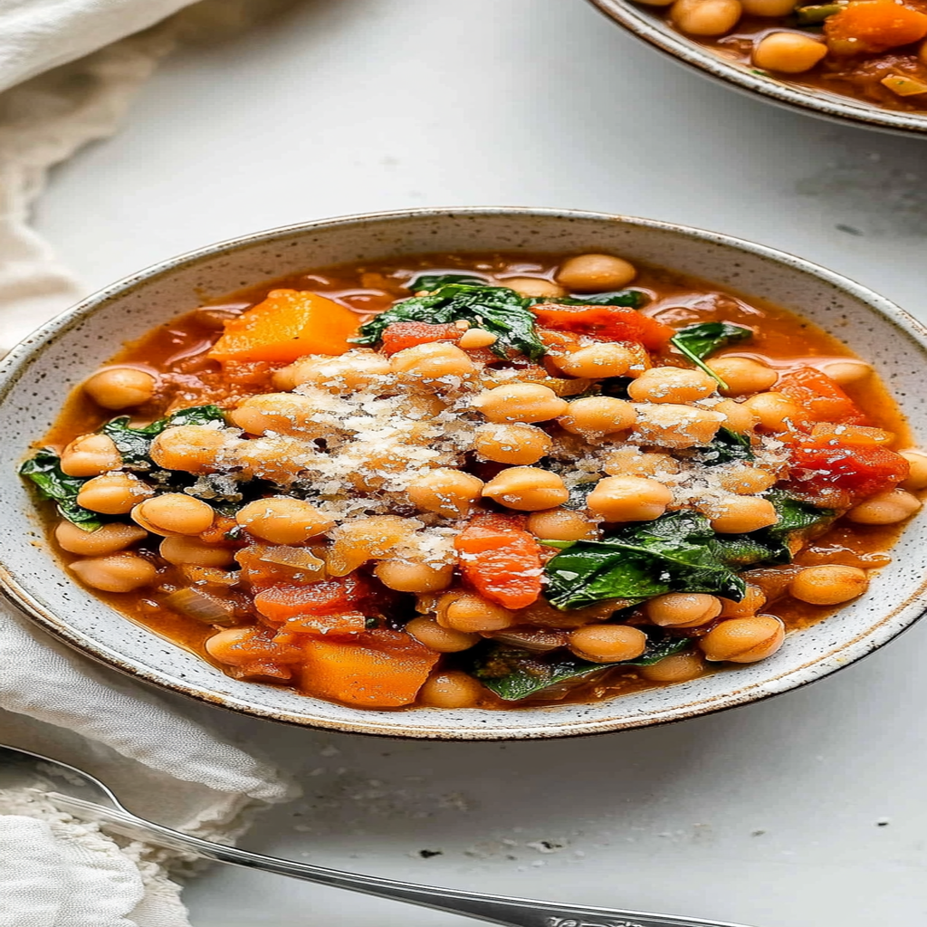 Recipe preparation for Slow Cooker Moroccan Chickpea Stew