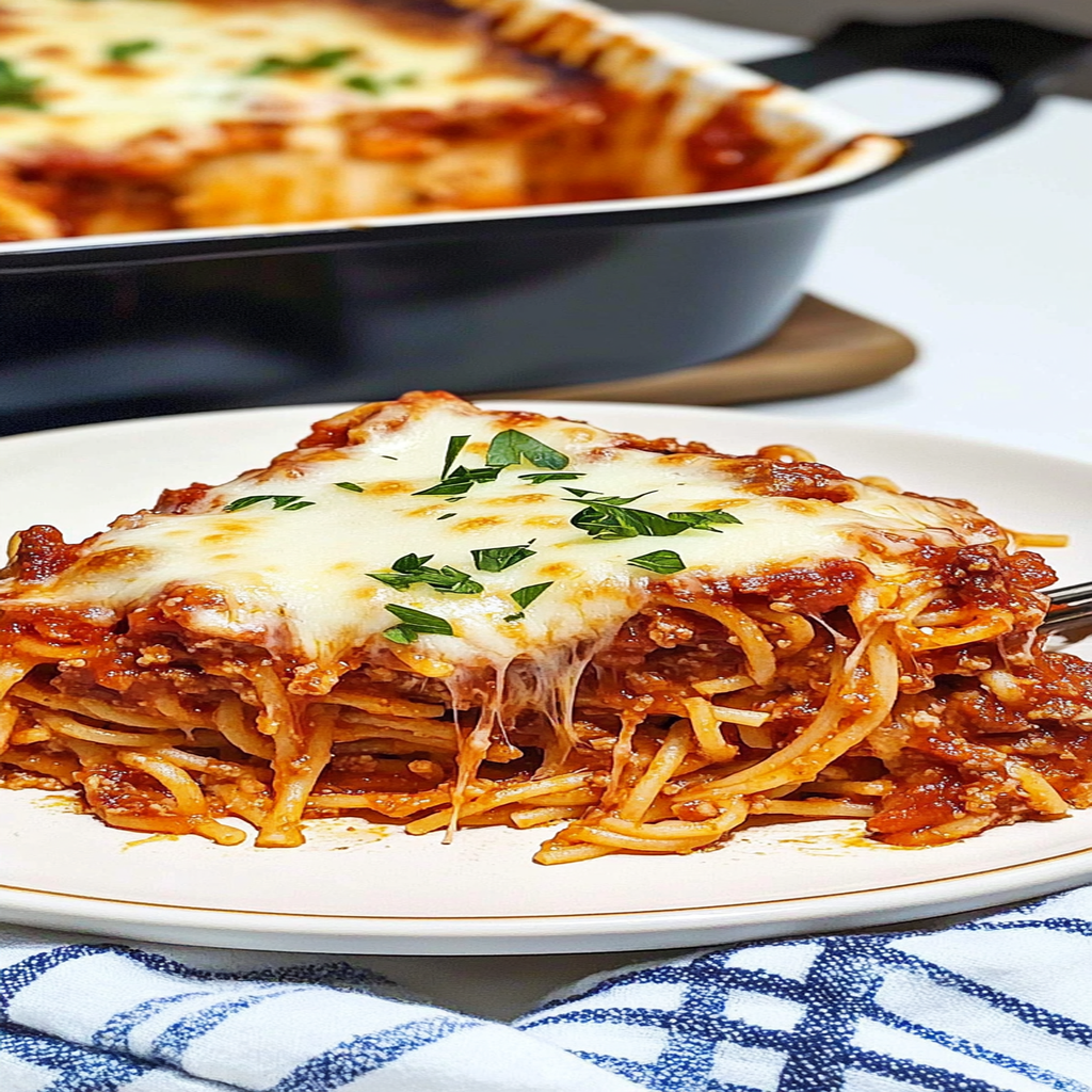 Recipe preparation for million dollar spaghetti casserole