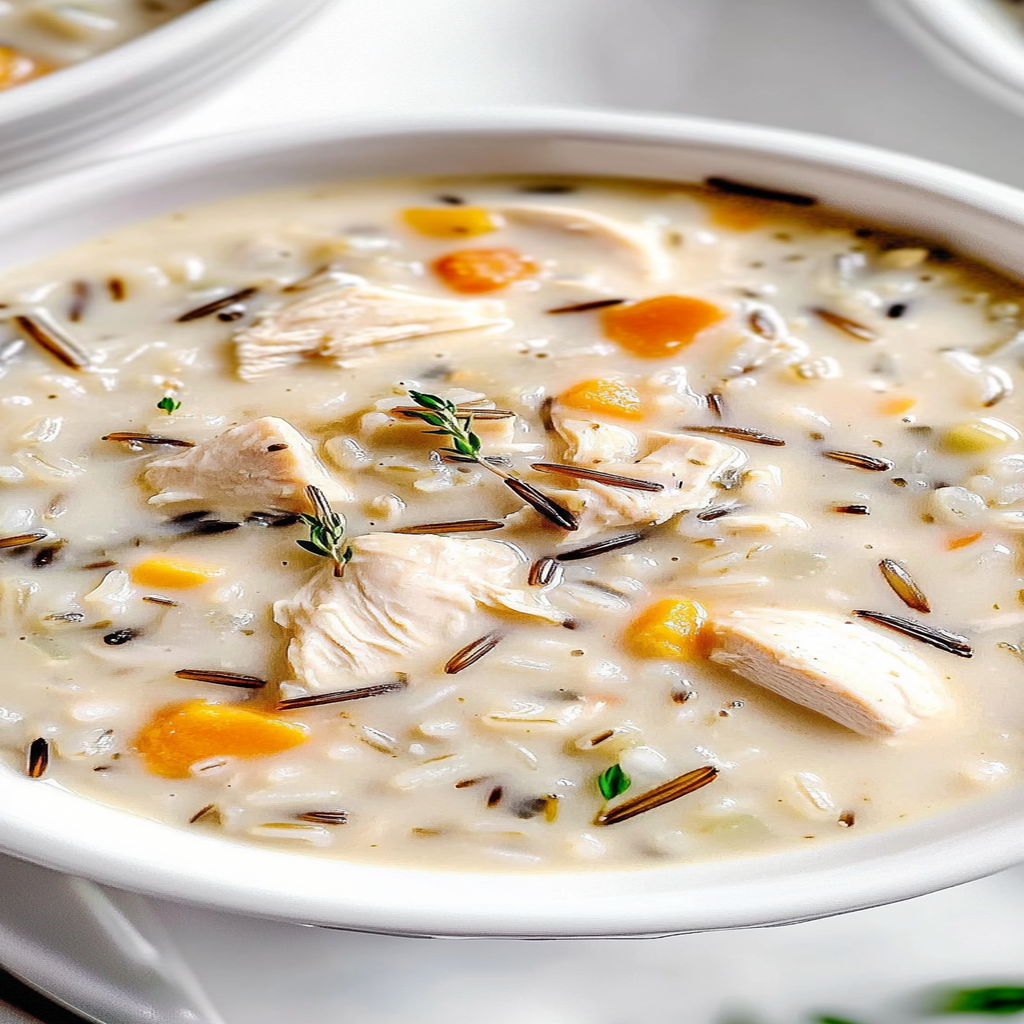 Recipe preparation for Chicken and Wild Rice Soup