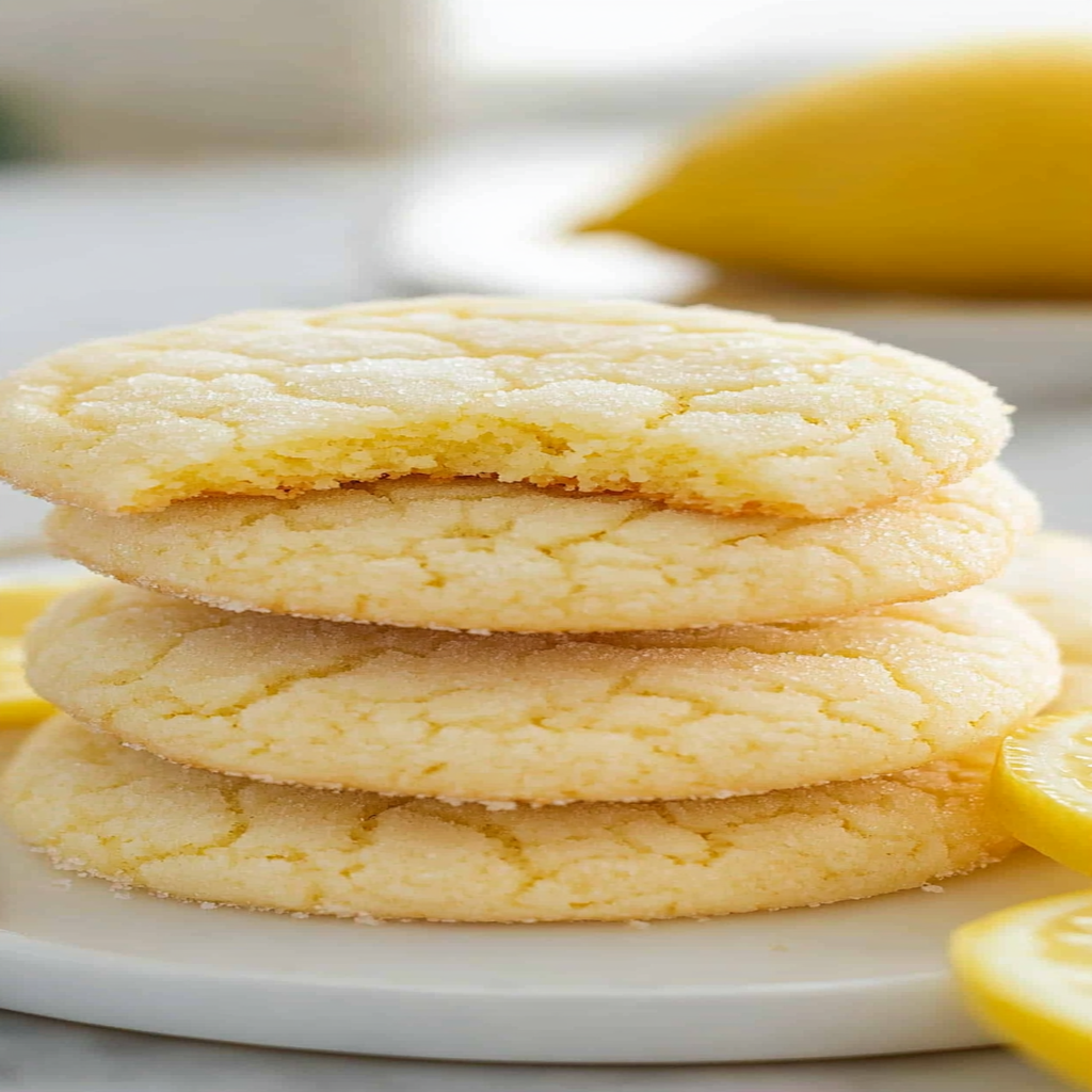 Recipe preparation for lemon sugar cookies