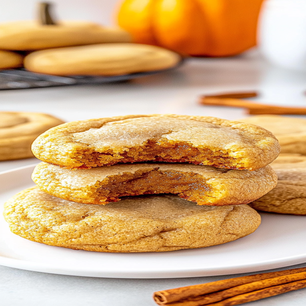 Recipe preparation for Pumpkin Spice Latte Cookies