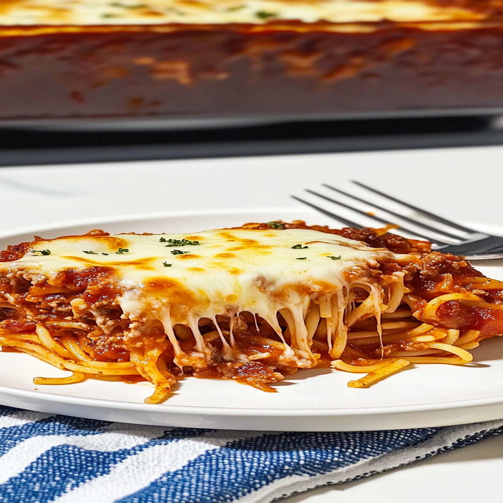 Recipe preparation for million dollar spaghetti casserole