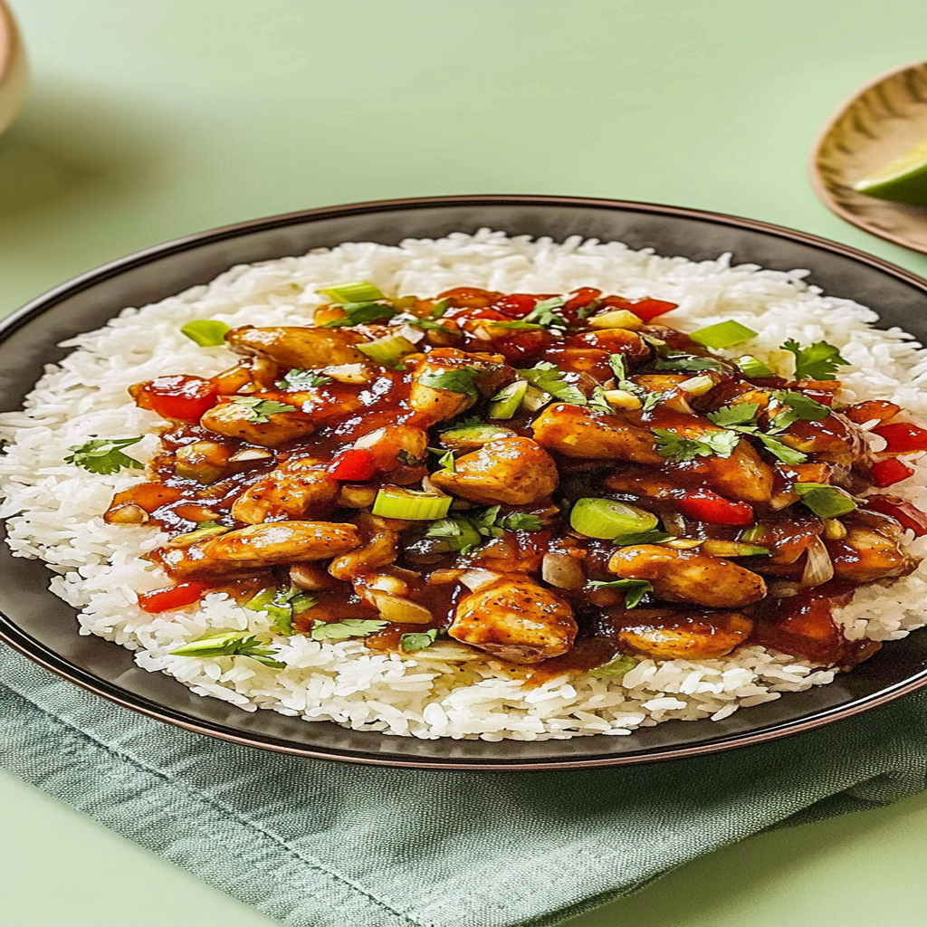 Recipe preparation for Easy Sweet Chili Chicken Bowl Recipe