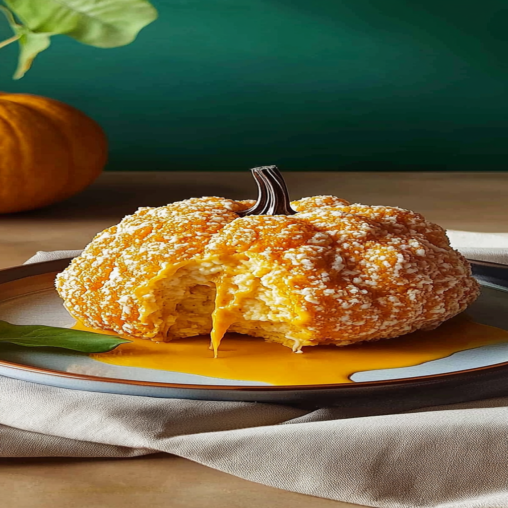 Recipe preparation for pumpkin-shaped cheese ball