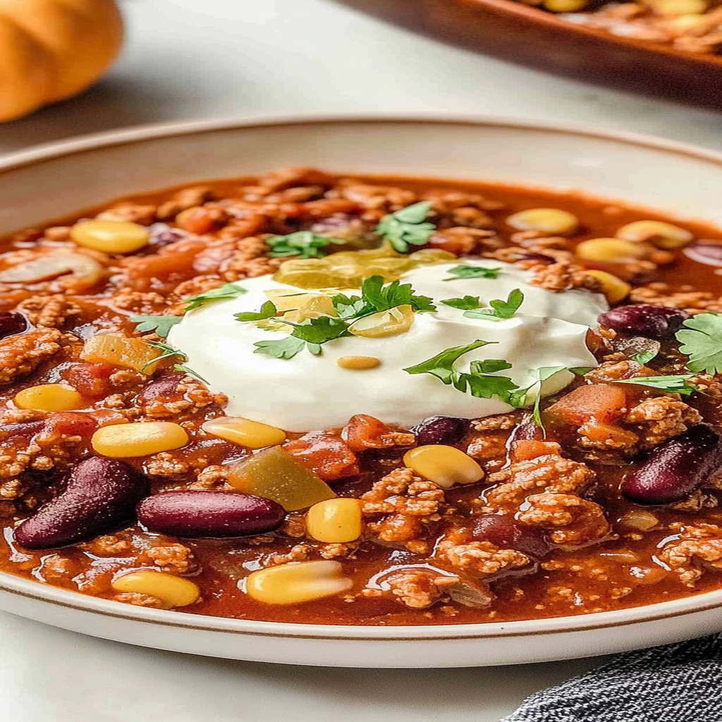 Recipe preparation for Halloween Chili