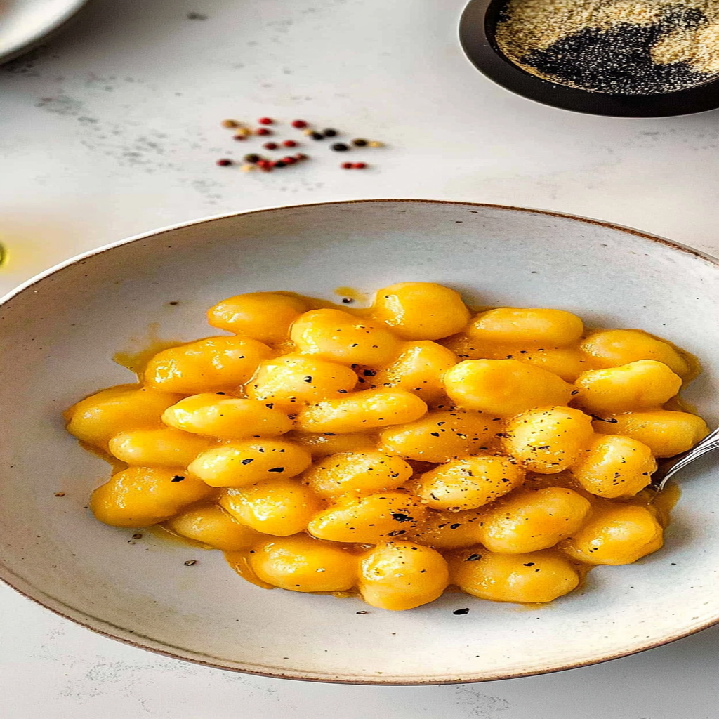 Recipe preparation for Butternut Squash Gnocchi
