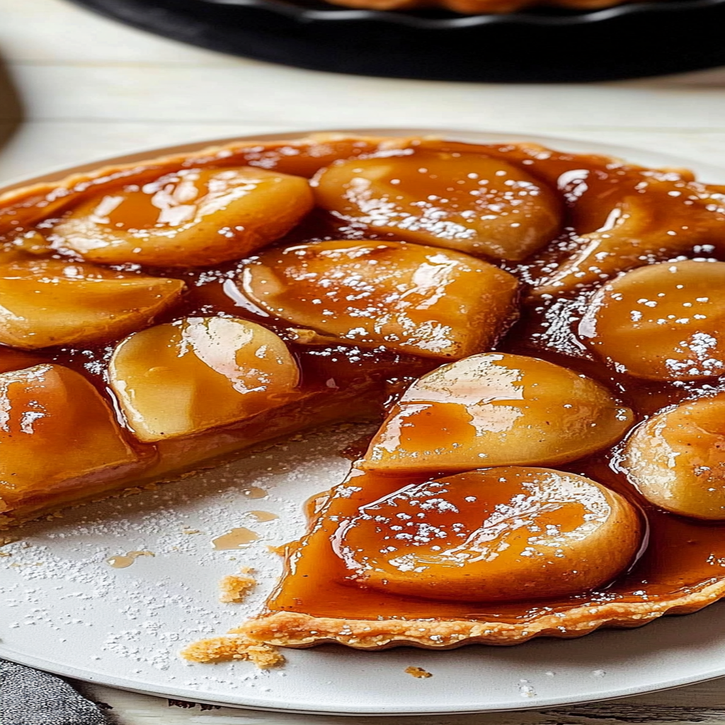 Recipe preparation for Apple & Hazelnut Tarte Tatin
