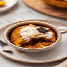 Pumpkin Marshmallow Mug Cake