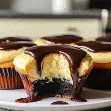 Boston Cream Pie Cupcakes