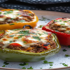 Ground Chicken Stuffed Peppers