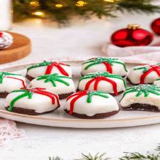 Christmas Present Oreo Truffles