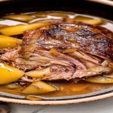 Apple Cider Braised Pork Shoulder