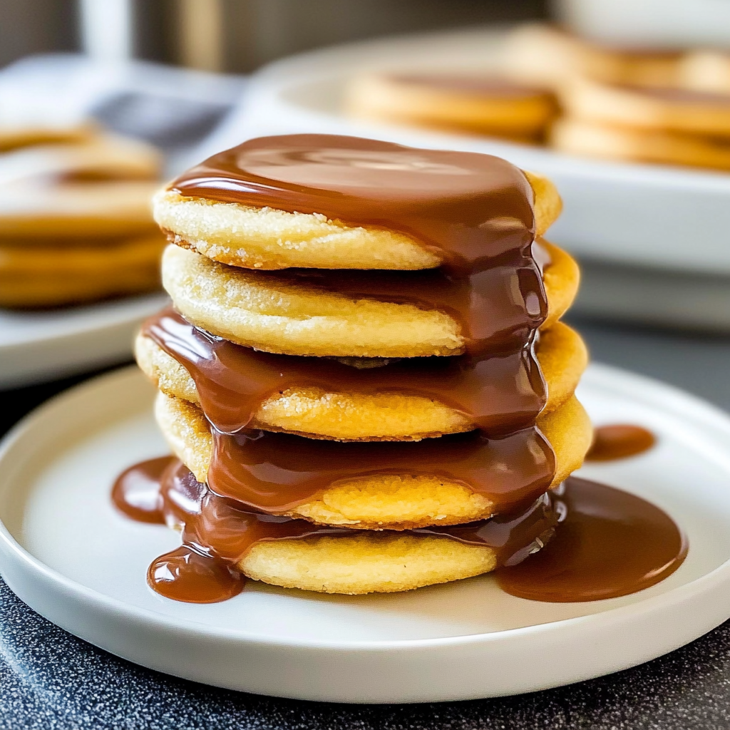 Recipe preparation for Twix-Style Cookies