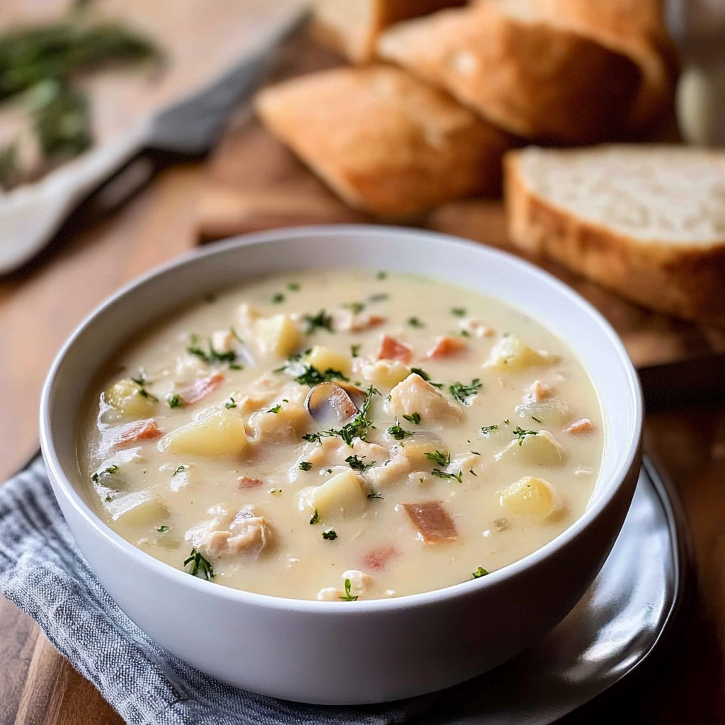 Recipe preparation for Instant Pot Clam Chowder