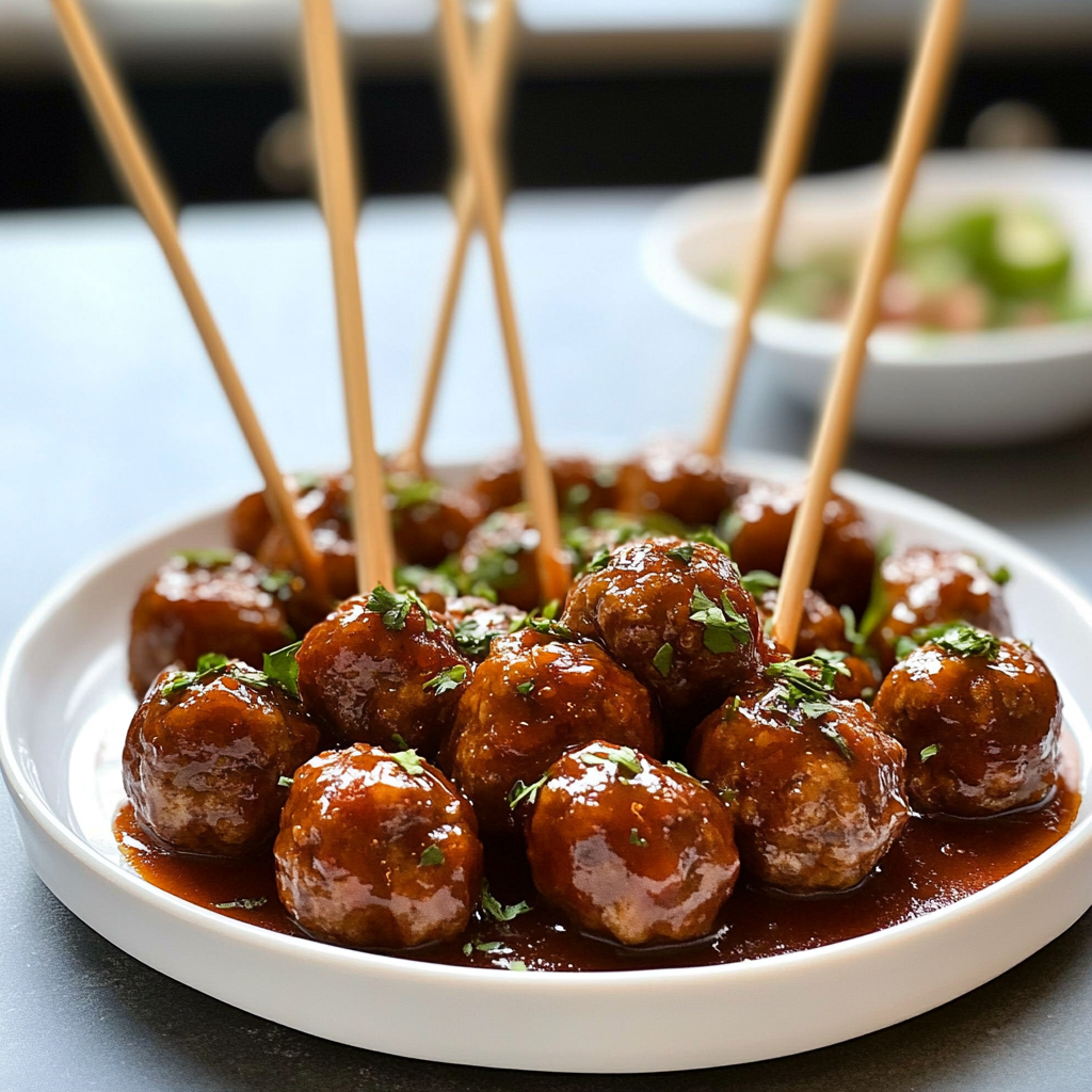 Recipe preparation for cocktail meatballs