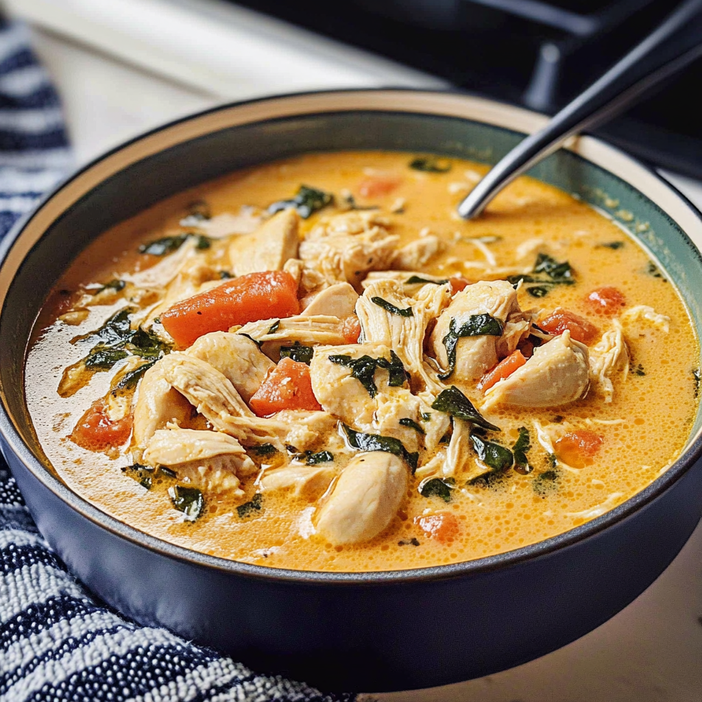 Recipe preparation for Marry Me Chicken Soup