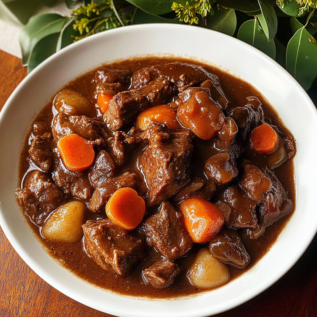 Recipe preparation for Pot Lamb Stew