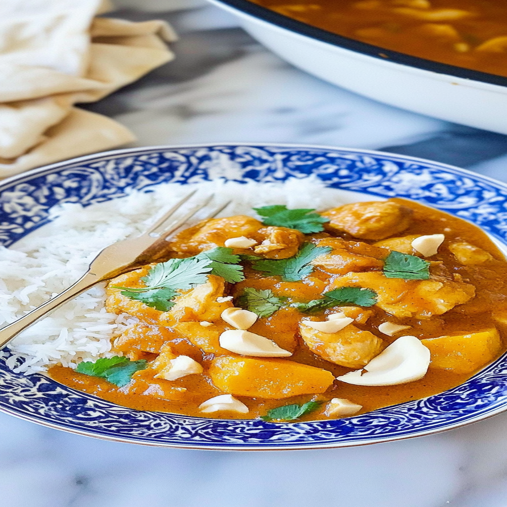 Recipe preparation for Perfect Thai Chicken and Butternut Squash Curry