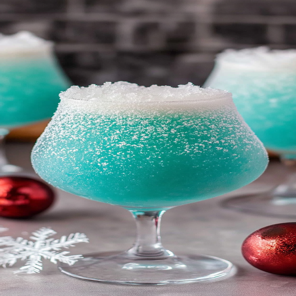 Recipe preparation for Jack Frost Mocktail