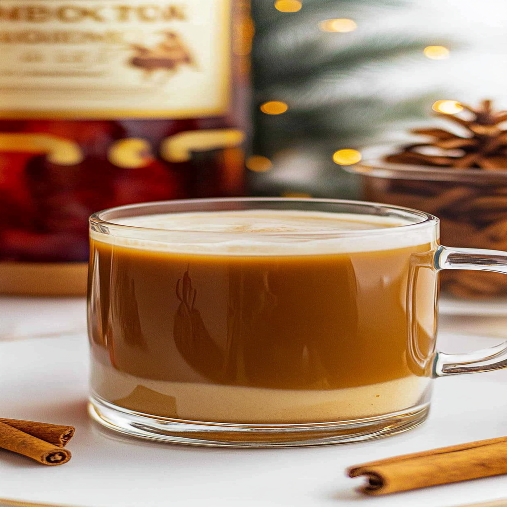 Recipe preparation for Spiced Homemade Hot Buttered Rum