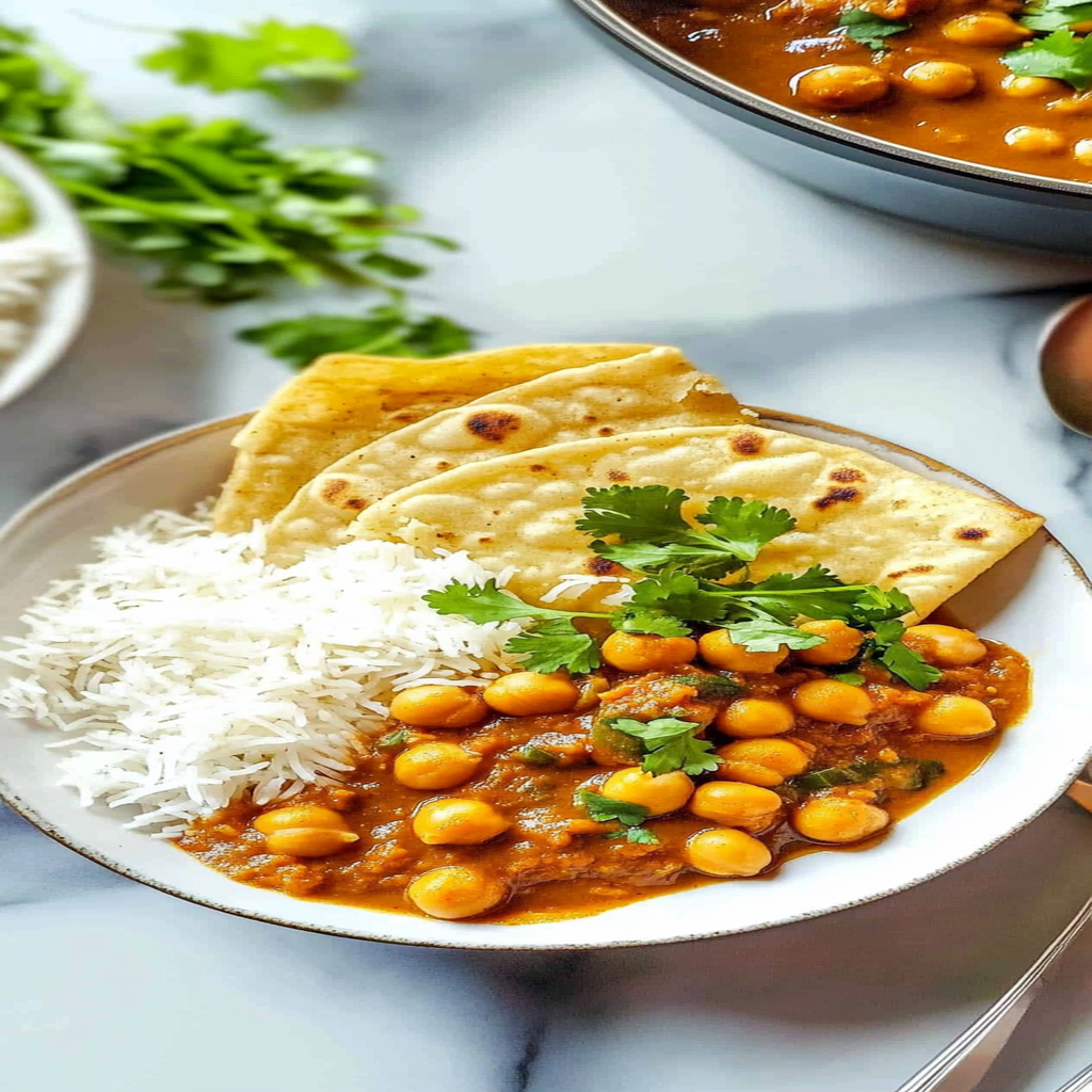 Recipe preparation for Easy Instant Pot Chana Masala {Chickpea Curry}