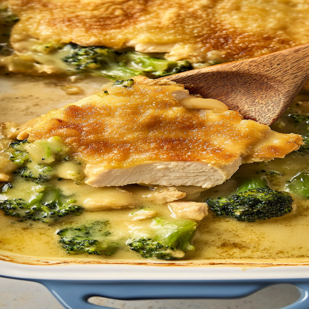 Recipe preparation for Chicken Divan with Broccoli