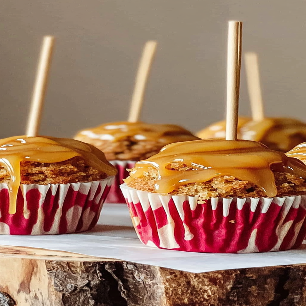 Recipe preparation for Caramel Apple Cupcakes