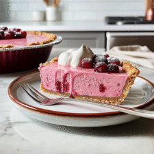 Cranberry Mousse Pie