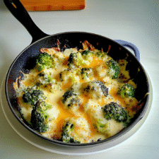 Cheesy Broccoli Skillet