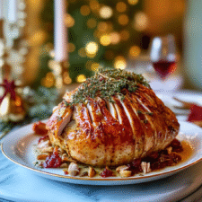 Roast Turkey Crown with Herb Butter