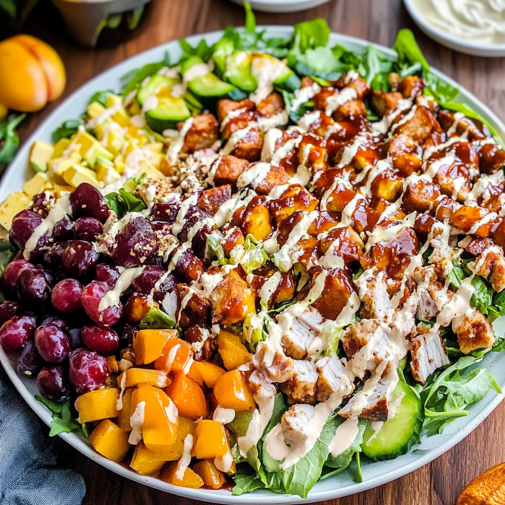 Recipe preparation for Fall Cobb Salad
