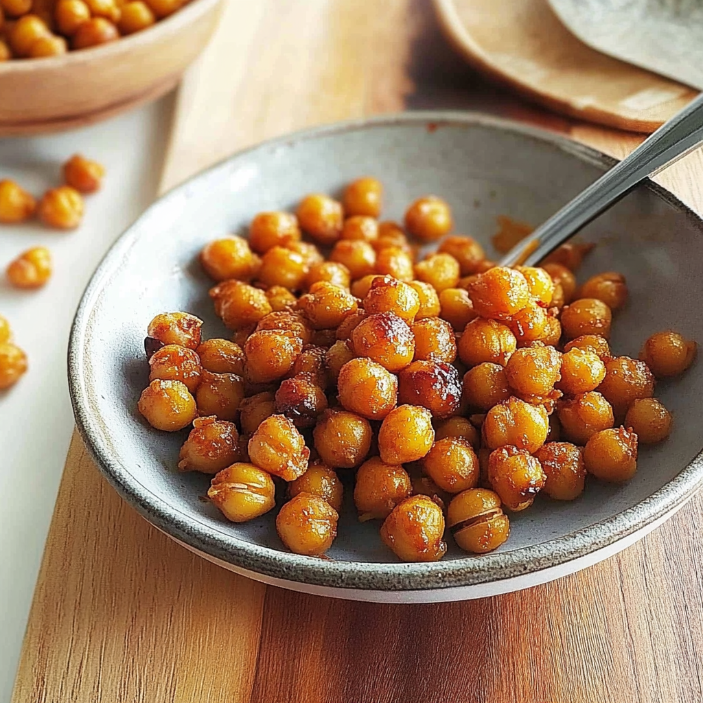 Recipe preparation for Smoked Paprika Roasted Chickpeas